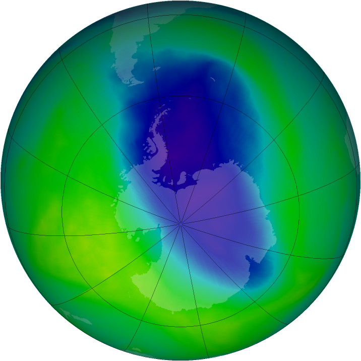 Ozone Map 2005-11-08